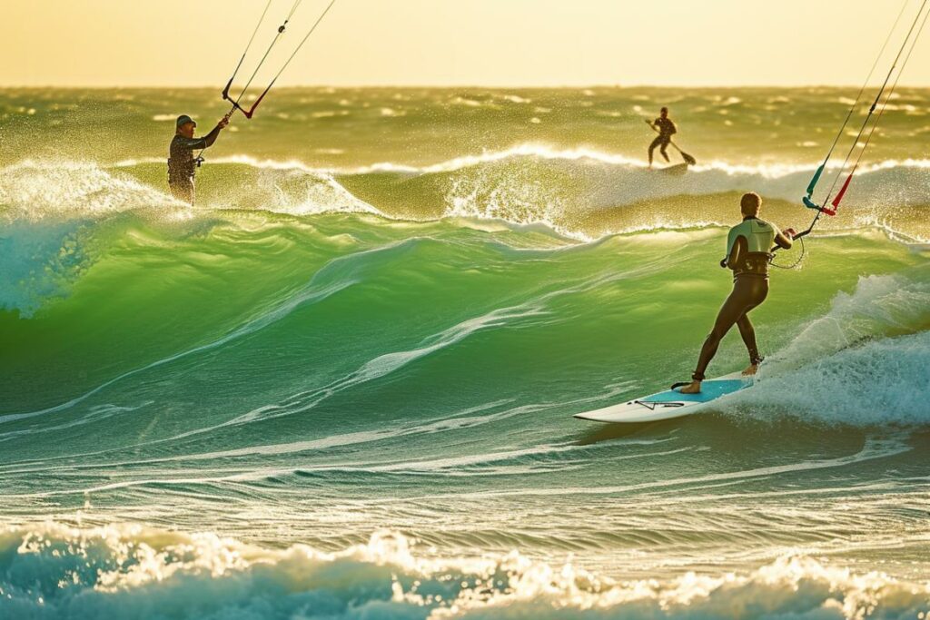 Sports nautiques au bassin d’Arcachon : surf, paddle, et kite-surf